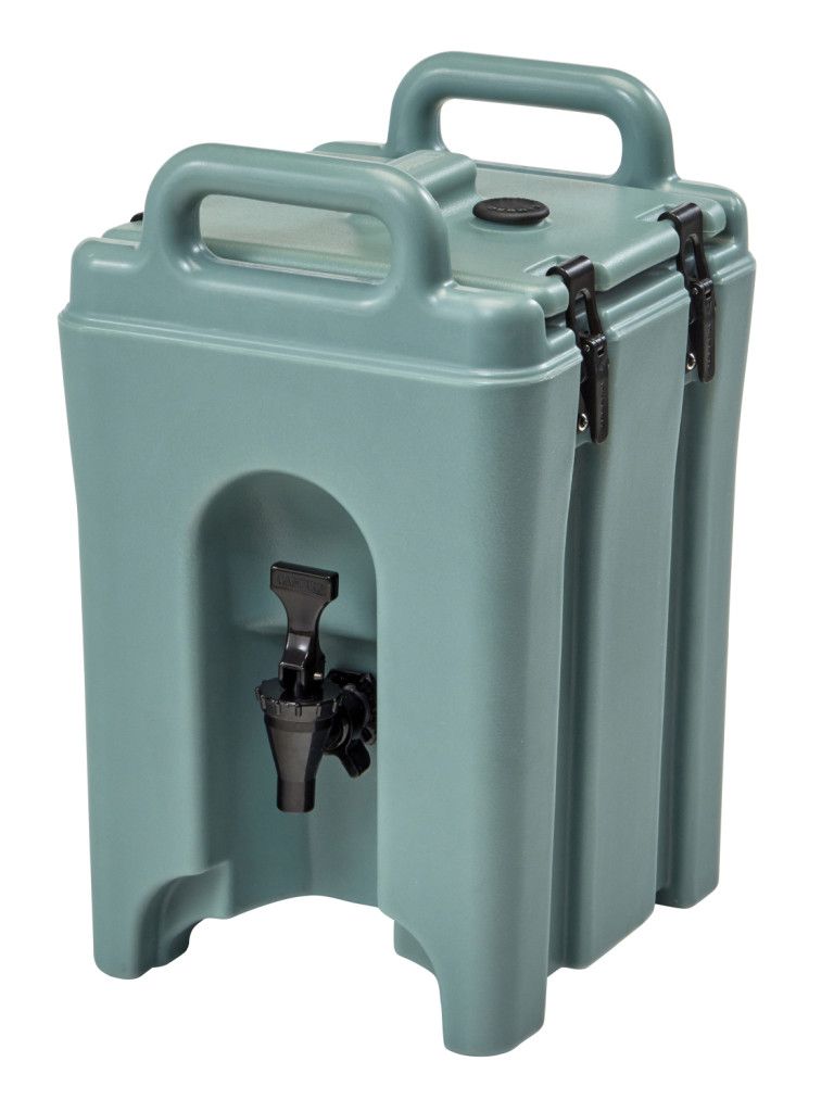 Camtainers - Contenedor de bebidas aislado, 5,7 litros, color azul pizarra, 100LCD