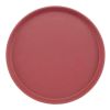 Cambro Camtread plateau rond antid&eacute;rapant en fibre de verre marron clair 40,5 cm