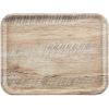 Plateau Mad&egrave;re lamin&eacute; Cambro ch&ecirc;ne clair 33x43 cm