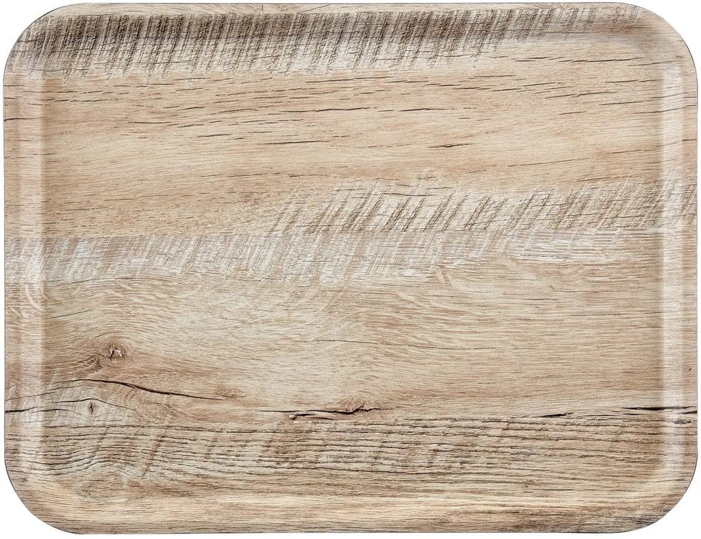 Plateau Mad&egrave;re lamin&eacute; Cambro ch&ecirc;ne clair 33x43 cm