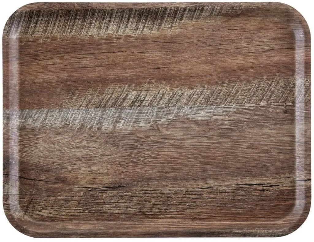 Vassoio Madeira laminato Cambro rovere scuro 36x46 cm