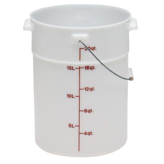 Cambro hink med borgen - vit (148)