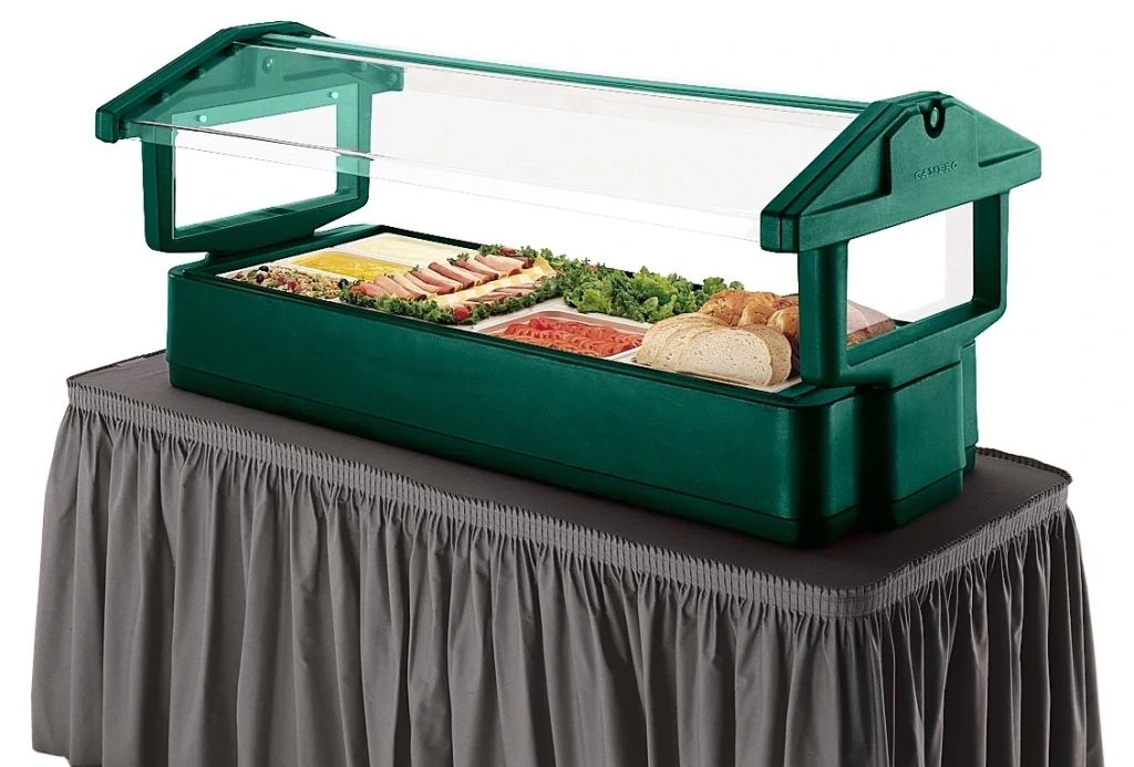 Cambro Barras de comida de mesa - verde (519)