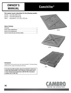 Gebruikers handleiding