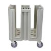 Cambro kompakt justerbar fatcaddie 4 towers s-series - spr&auml;cklig gr&aring; (480)