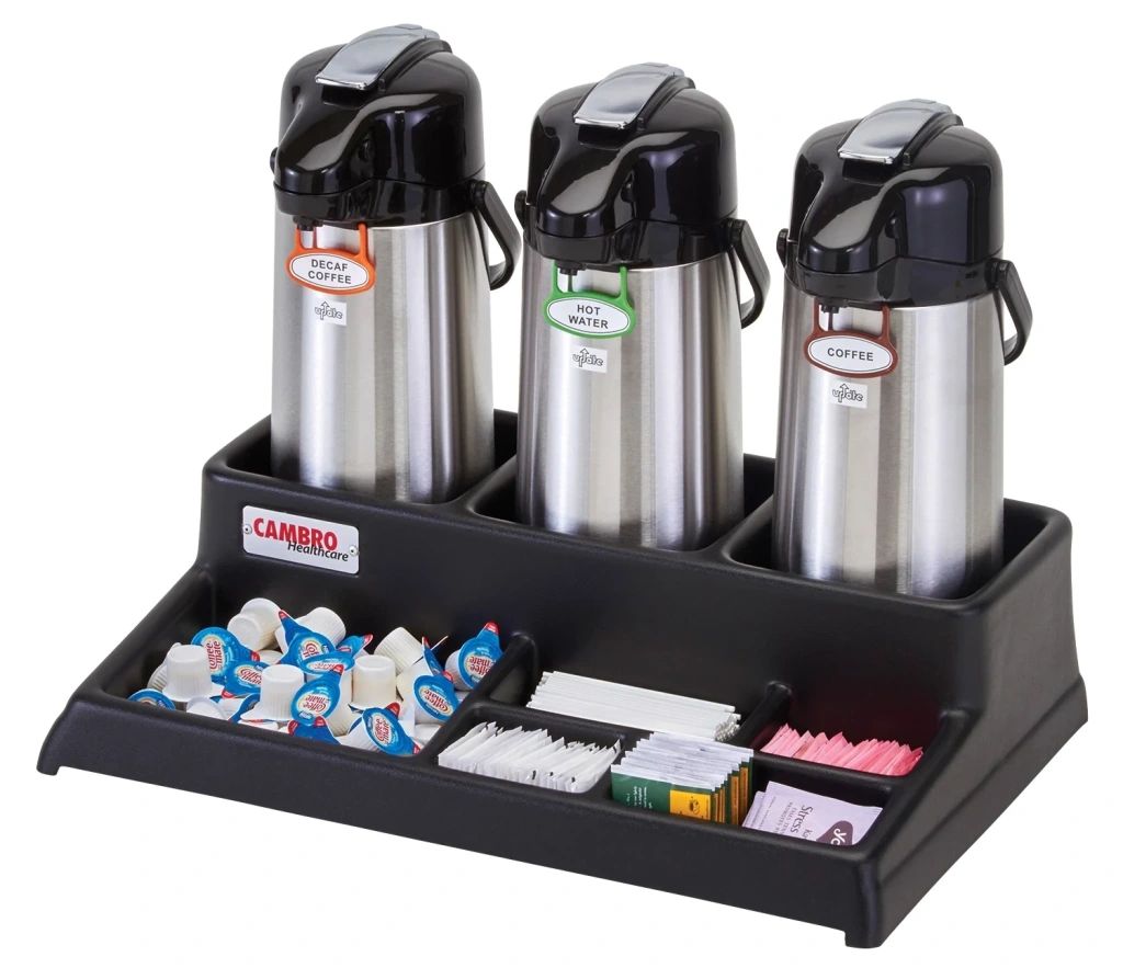 Cambro a&eacute;ropot et station de condiments - noir (110)