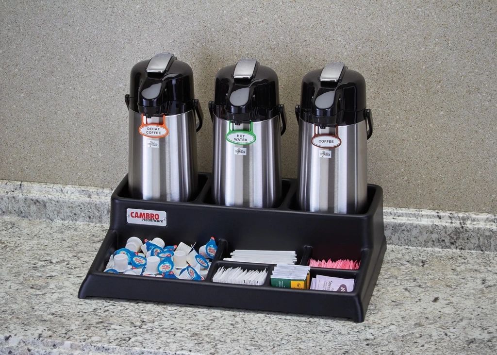 Cambro a&eacute;ropot et station de condiments - noir (110)