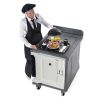 Cambro W&oacute;zek do obsługi pokoju na 10 tac - granitowo-szary (191)