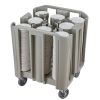 Cambro kompaktowy regulowany pojemnik na naczynia 8 wież seria S - nakrapiany szary (480)