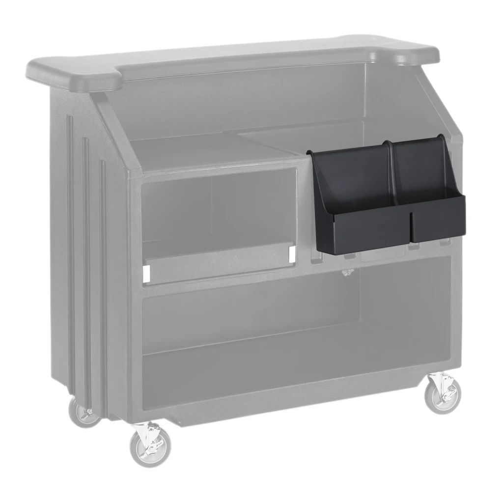 Cambro dryck 5-flaskhastighetsskena f&ouml;r bar540 bartillbeh&ouml;r - svart (110)