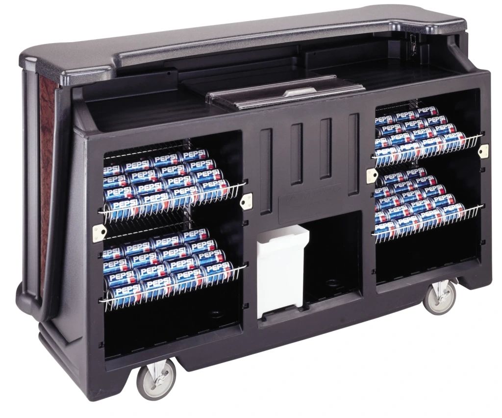 Cambro Gran barra de bebidas port&aacute;til Cambars 730, estilo de dise&ntilde;o, Carmel (669)