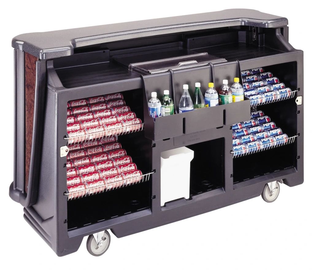 Cambro Gran barra de bebidas port&aacute;til Cambars 730, estilo de dise&ntilde;o, Carmel (669)