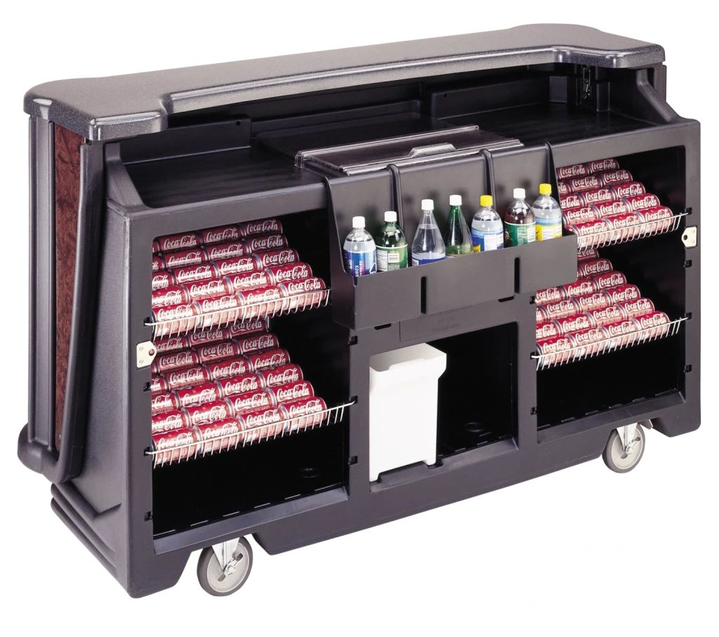 Cambro Gran barra de bebidas port&aacute;til Cambars 730, estilo de dise&ntilde;o, Carmel (669)