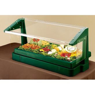Cambro tafel buffet bars met niesbescherming boven eten - groen (519)