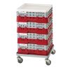 Cambro camdollies zonder handvat voor afwasrekken - zachtgrijs (151)