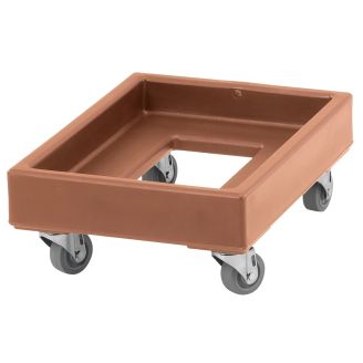 Cambro camdollies voor melkkratten 10 blikken kratten - koffie beige (157)