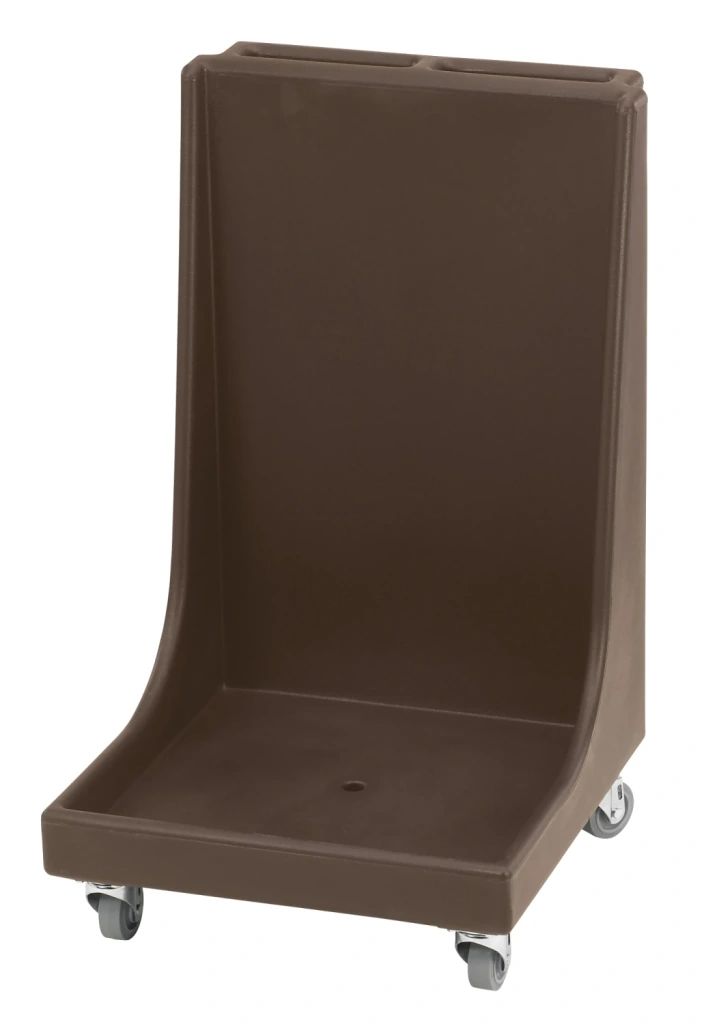 Cambro camdollies con maniglia per scolapiatti - marrone scuro (131)