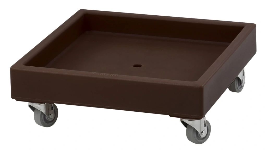 Cambro camdollies zonder handvat voor afwasrekken - donkerbruin (131)