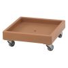 Cambro camdollies zonder handvat voor afwasrekken - koffie beige (157)