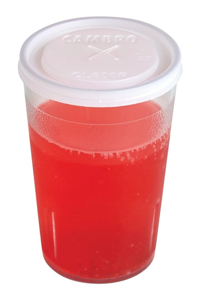 Cambro jednorazowe pokrywki do kubk&oacute;w do kolorowego naparu - przezroczyste (190)