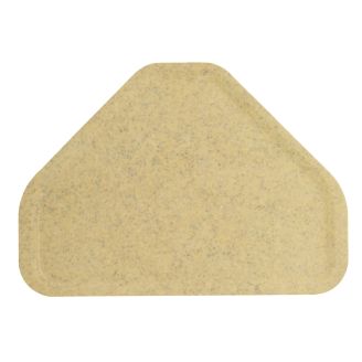 Cambro plateaux gain de place en polyester versa avec surface lisse - jaune magique (a25)