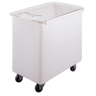 Cambro Contenedores de tapa plana de 425 galones y 161 l, color blanco (148)