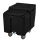Cambro Bac &agrave; glace &agrave; couvercle coulissant de 125 lb 57 kg - noir (110)