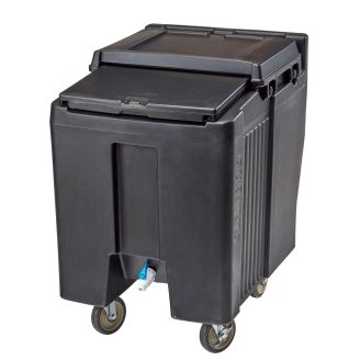 Cambro schuifdeksel 125 lbs 57 kg ijskarren - zwart (110)