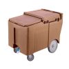 Cambro coperchio scorrevole 175 libbre 80 kg contenitori per ghiaccio - beige caff&egrave; (157)