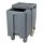 Cambro Contenedores de hielo con tapa deslizante de 175 lb y 80 kg, color gris granito (191)