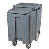 Cambro Contenedores de hielo con tapa deslizante de 175 lb y 80 kg, color gris granito (191)