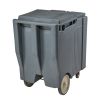 Cambro Contenedores de hielo con tapa deslizante de 175 lb y 80 kg, color gris granito (191)