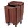 Cambro Schiebedeckel 200 lbs 91 kg Eisbeh&auml;lter - dunkelbraun (131)