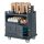 Cambro beverage service carts - granite gray (191)