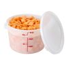 Cambro poly rounds - white (148)