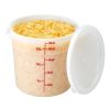 Cambro poly rundor - vit (148)