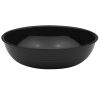 Cambro runde gerippte Schalen - schwarz (110)