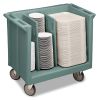 Cambro verstellbarer Tablett- und Geschirrwagen - schieferblau (401)