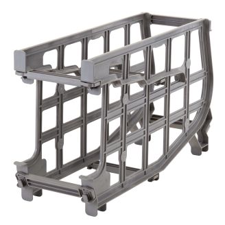Cambro ultimate 10 blikjes enkel rek - geborsteld grafiet (580)