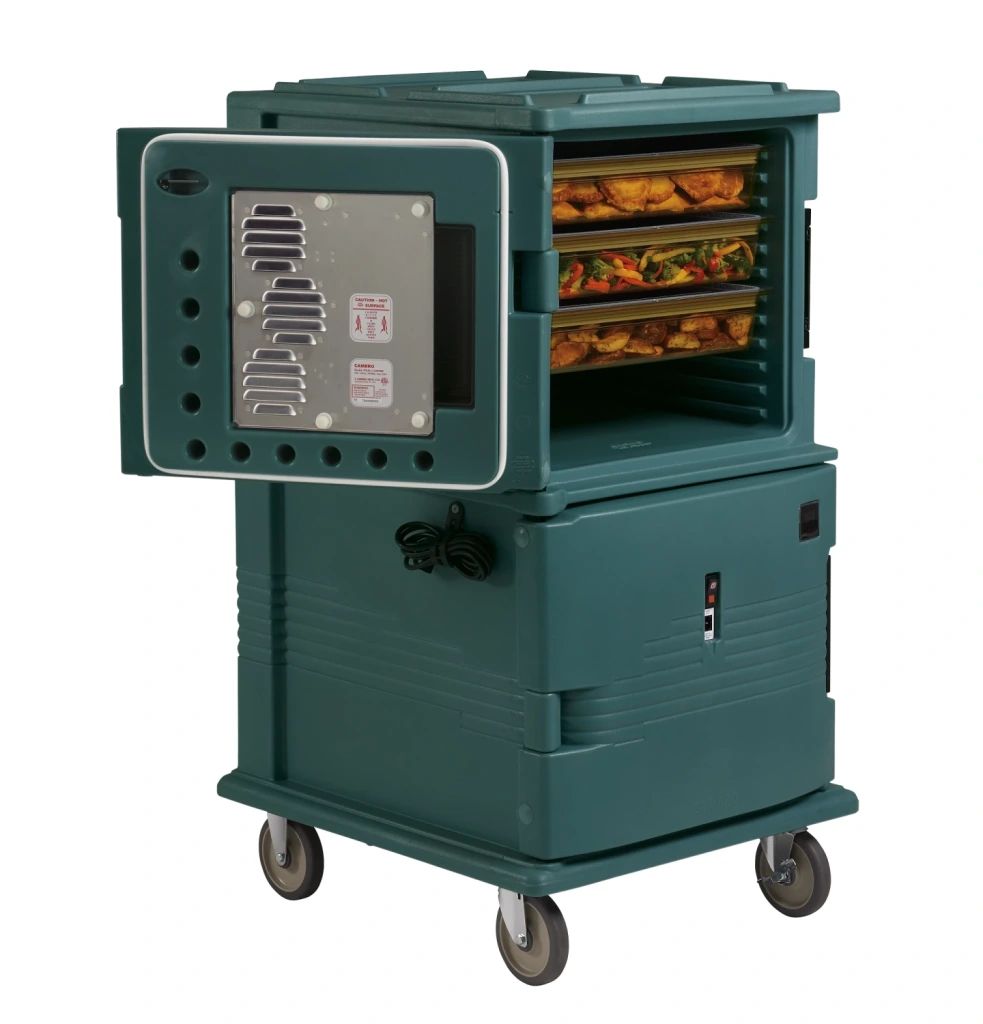 Cambro upch1600 ultra camcarts con ruote per carichi pesanti - verde granito