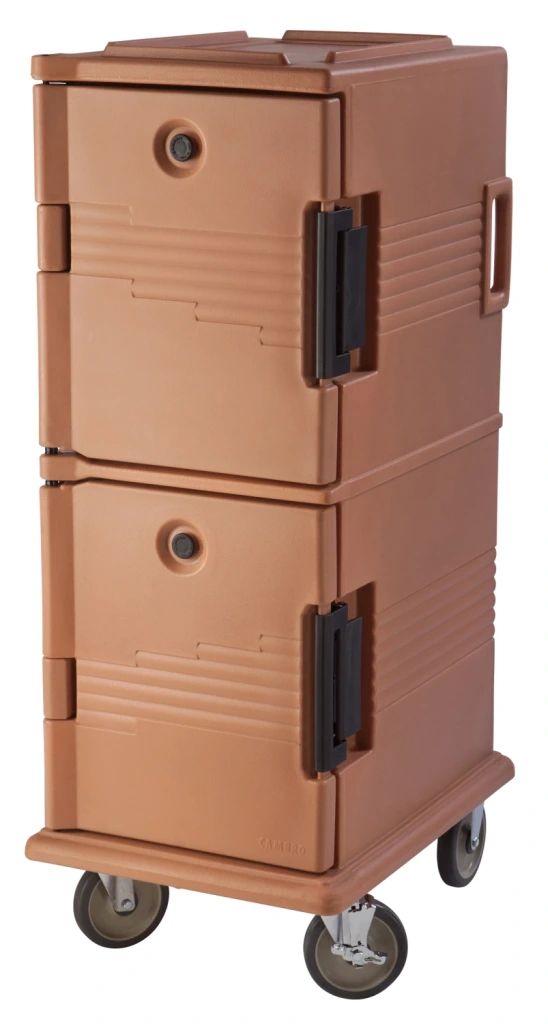 Cambro Paquete de ultra seguridad Camcarts para bandejas de alimentos - UPC800 - Caf&eacute; beige (157)