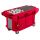 Cambro versa tavoli da lavoro da 6 piedi con tavolo contenitore - serie ultra - rosso acceso (158)
