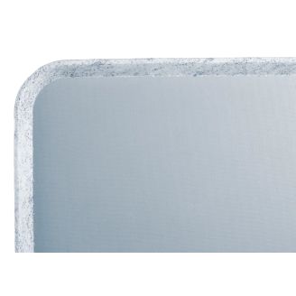 Cambro plateaux en polyester versa lite &agrave; profil haut avec surface antid&eacute;rapante en caoutchouc - granit (a83)