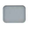 Cambro Bandejas Versa de poli&eacute;ster de perfil alto con superficie lisa - gris granulado (a19)