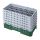 Cambro Camrack, 10 F&auml;cher, maximaler Glasdurchmesser 3,716&nbsp;87&nbsp;cm, Gestelle halbe Gr&ouml;&szlig;e &ndash; Sherwood Green (119)