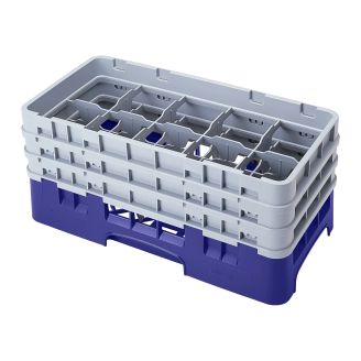 Cambro Camrack 10 F&auml;cher maximaler Glasdurchmesser 3 716 87 cm Gestelle halbe Gr&ouml;&szlig;e - Marineblau (186)