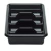 Cambro Caja de levas de polietileno, color negro (110)