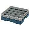 Cambro camrack 16 compartment maximum glass diameter 4 38 1111 cm racks full size - teal (414)
