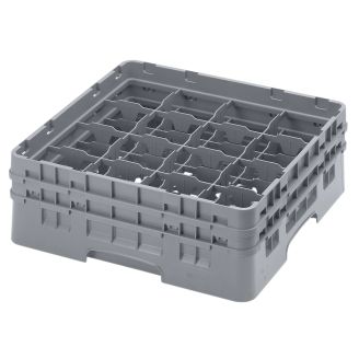 Cambro camrack 16 przegr&oacute;dek maksymalna średnica szkła 4 38 1111 cm stojaki pełnowymiarowe - miękki szary (151)