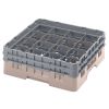 Cambro camrack 16 przegr&oacute;dek maksymalna średnica szkła 4 38 1111 cm stojaki pełnowymiarowe - beżowy (184)